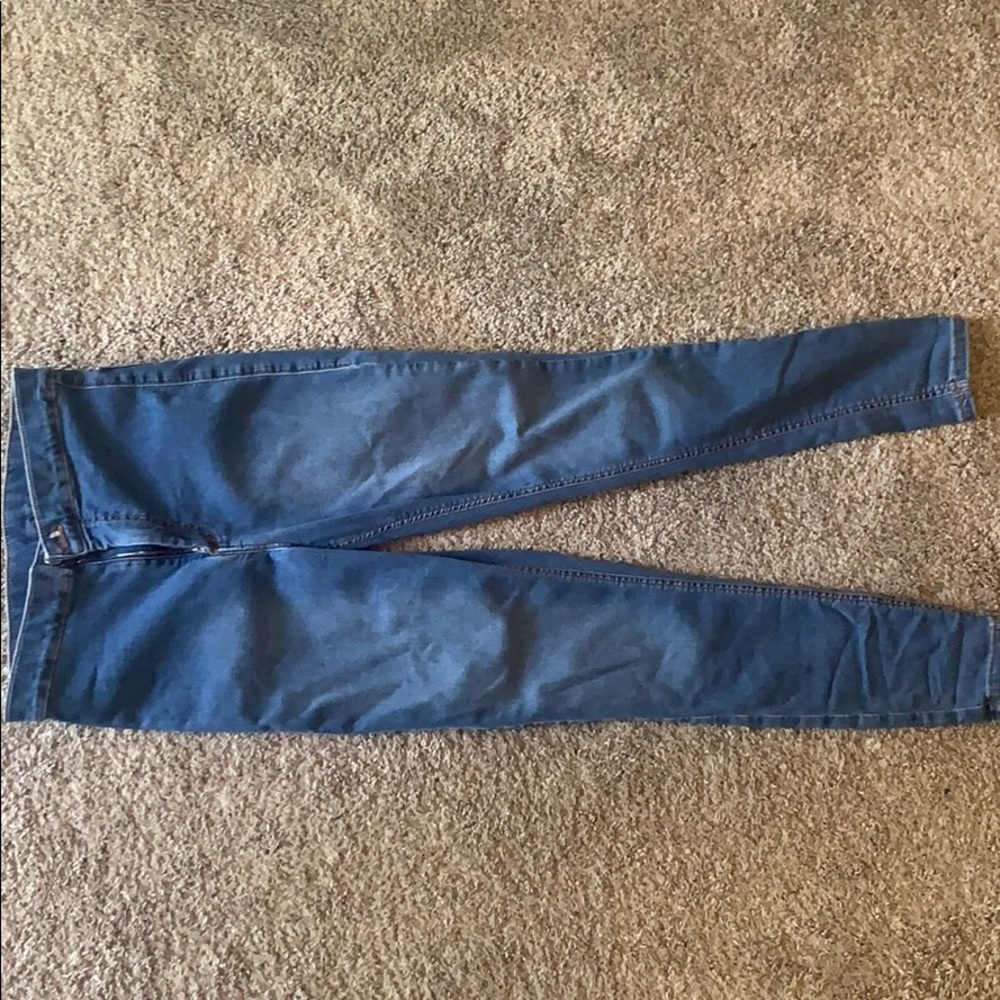 Topshop high waisted moto joni jeans